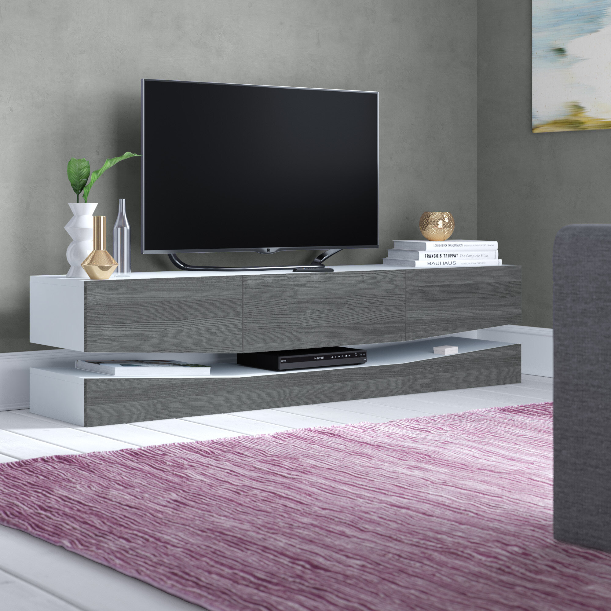 Vladonmoebel City Tv Stand For Tvs Up To 78 Reviews Wayfaircouk