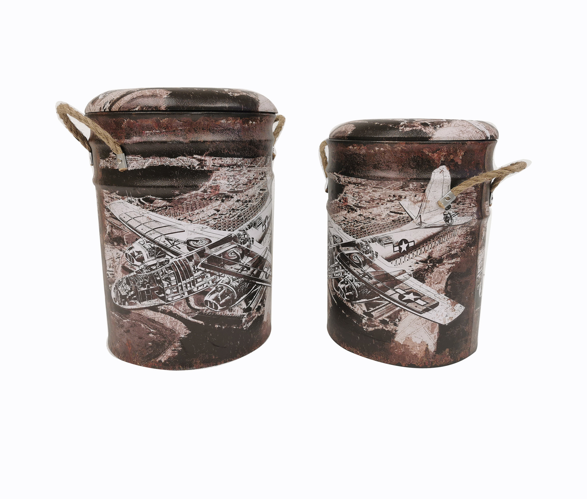 Williston Forge Mington 2 Piece Metal Garden Stool Set Wayfair Williston Forge Mington 2 Piece
