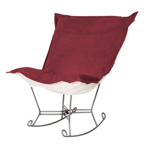 Mattingly Scroll Puff Rocking Chair by..