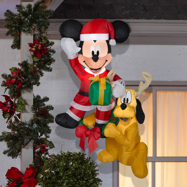 Christmas Disney Magic Holiday 3 Mickey Mouse ColorMotion LED Pathway Stakes for sale online 