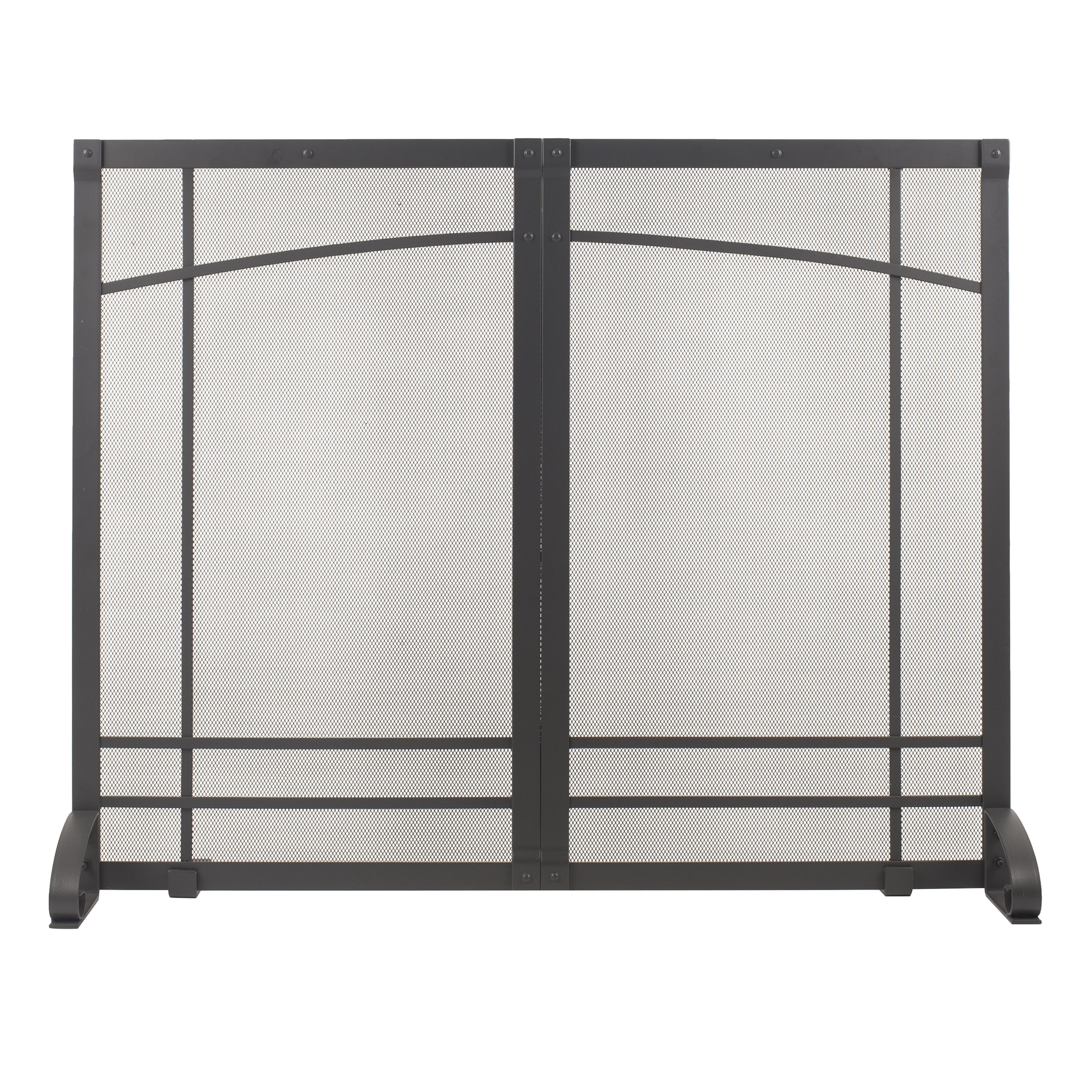 Pleasant Hearth Amherst Single Panel Steel Fireplace Screen