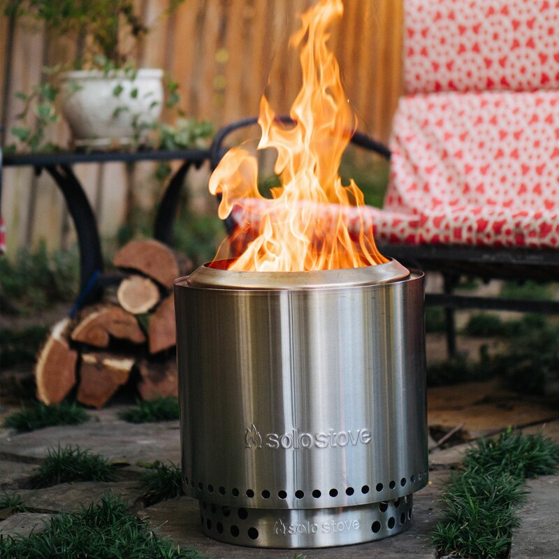 Solo Stove Ranger Stainless Steel Wood Burning Fire Pit with Ranger ...