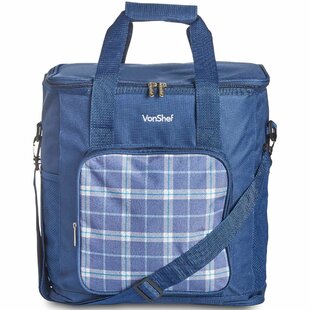 Ideal for Outdoor Lunch Groceries Soft Insulated Picnic Cooler Bag VonShef 22L Cooler Bag Beach and Camping