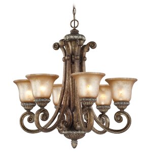 Carlyle 6-Light Shaded Chandelier