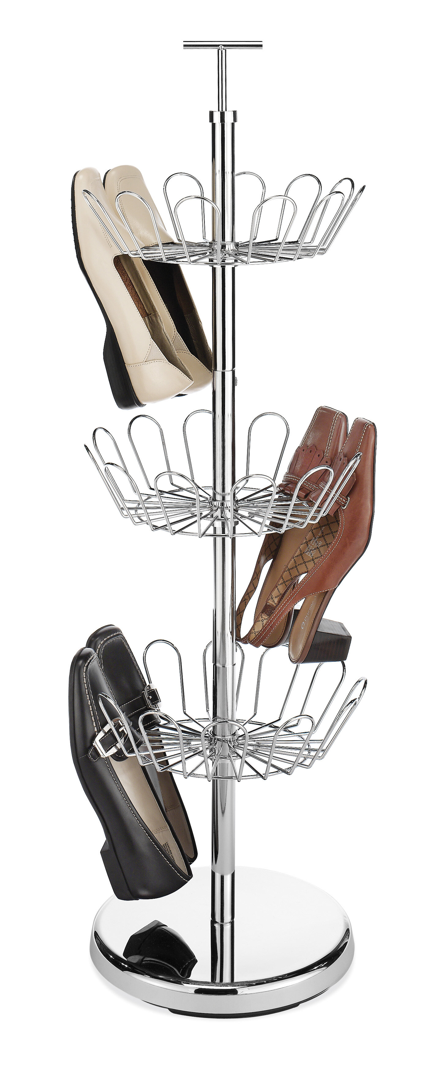 Revolving 3 Tier Shoe Rack Reviews Joss Main