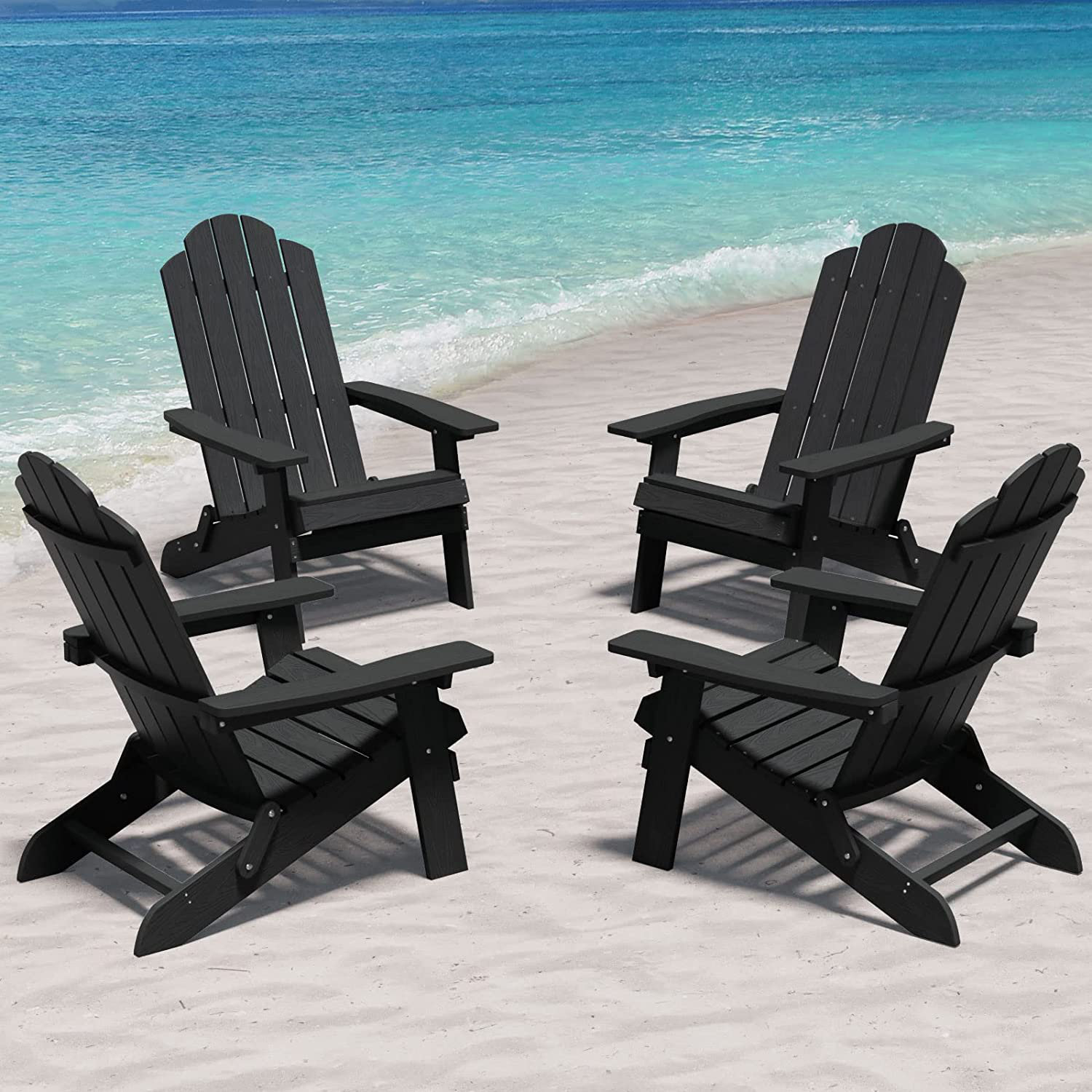 plastic molded adirondack chairs