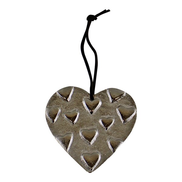 Hanging Silver Hearts Wayfair Co Uk