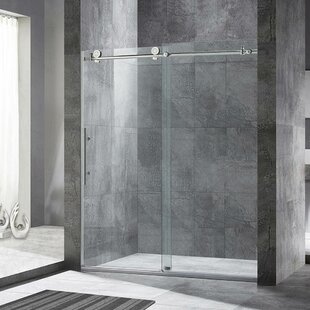 60 X 76 Single Sliding Frameless Shower Door