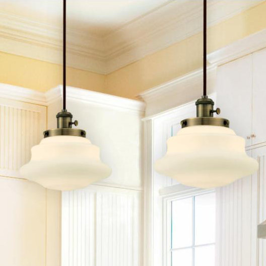 Pudalov 1 Light Schoolhouse Pendant Pudalov 1 Light Schoolhouse Pendant