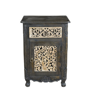 Buena Park 1 Drawer Nightstand by Bungalow Rose