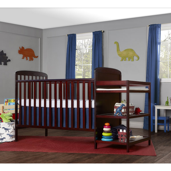 portable crib changing table combo
