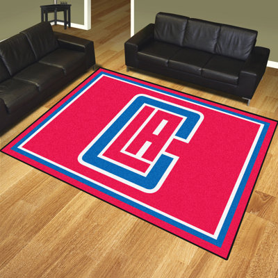 NBA Taligate Area Rug FANMATS NBA Team Los Angeles Clippers