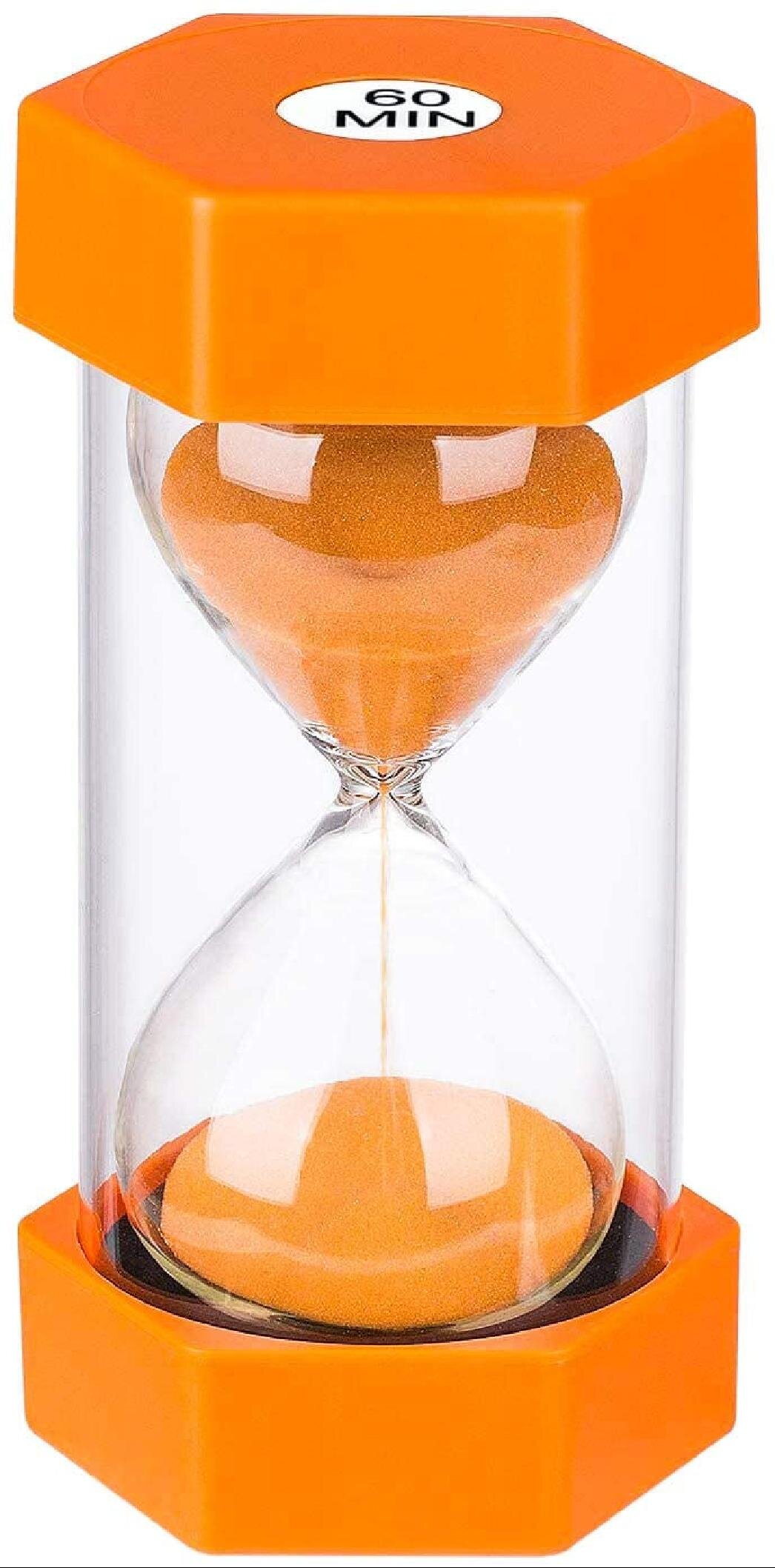 Blown Colorful Sand Glass Sandglass Hourglass Timer 5/10/30/60minutes 10 Colors 