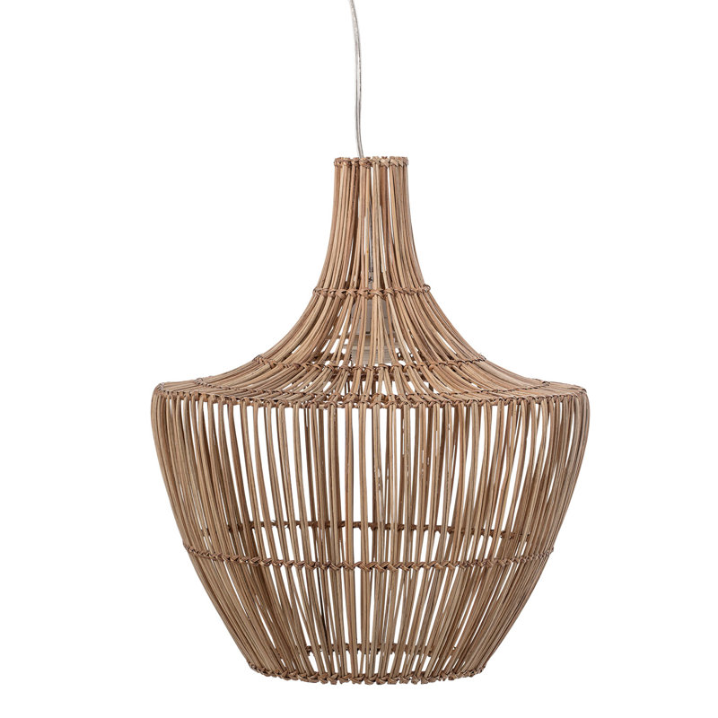 Cherryl Wicker 1-Light Mini Pendant #wickerlight #rattan #pendant #light