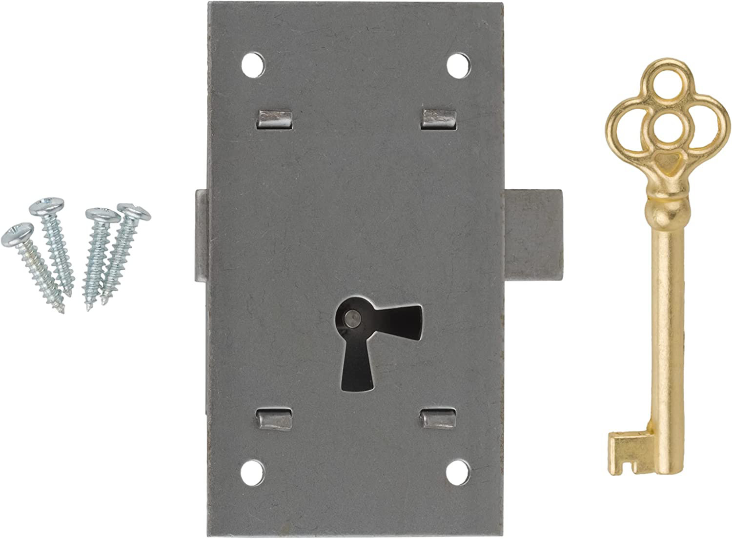 UNIQANTIQ HARDWARE SUPPLY Lock with Skeleton Key Wayfair