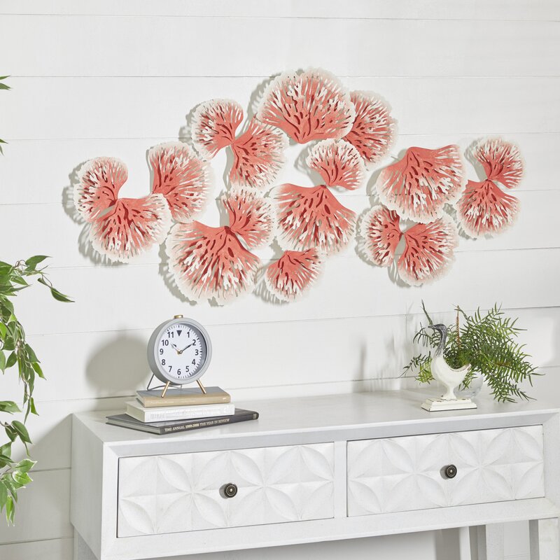 Floral Wall Décor - Contemporary Metal Wall Decorations