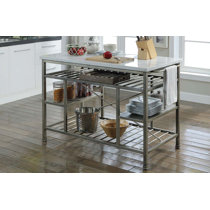Kitchen Carts Marble Kitchen Islands Carts You Ll Love In 2021 Wayfair
