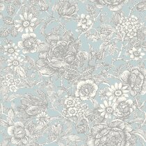 NEW Graham & Brown Juliet White Floral Textured Wallpaper Roll Coverage 5.2m² 