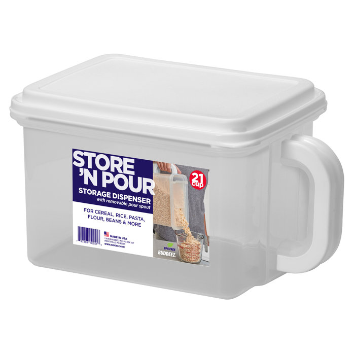 Pantry Storage Containers Set Of 3 With Pour Spout Kitchen Dining
