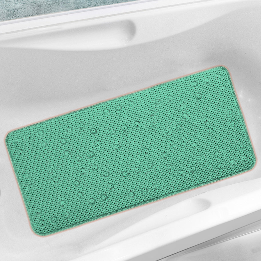 Rebrilliant Antibacterial Cushioned Waffle Non Slip Bath Tub Plastic