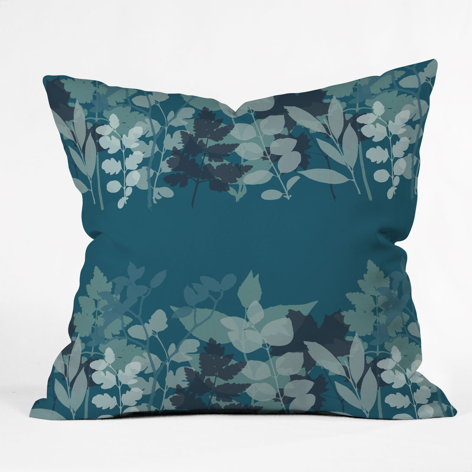 East Urban Home Mareike Boehmer Leaves Row Throw Pillow Wayfair