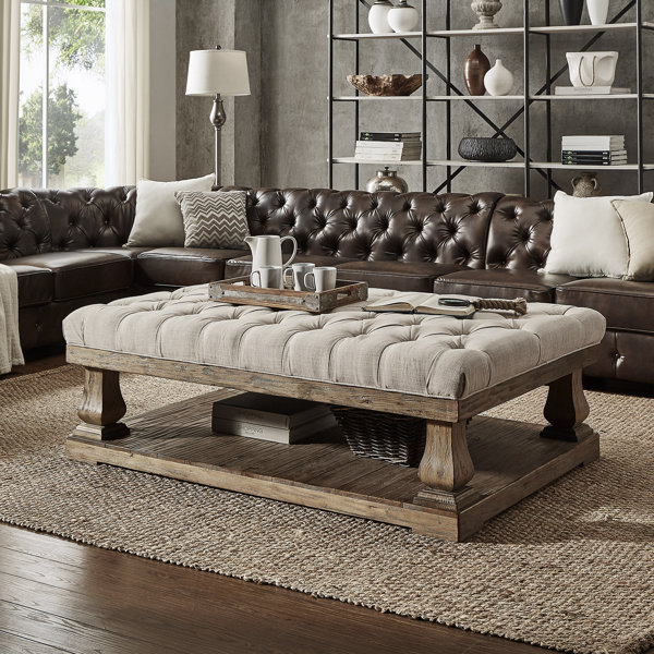 Three Posts Gowans Floor Shelf Coffee Table With Storage Reviews