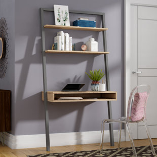 Go to store & view more images Theophanes Solid Wood Leaning/Ladder Desk by Mercury Row