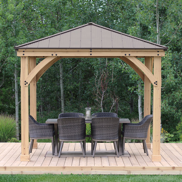 Outdoor Wood Gazebos Kits Wayfair