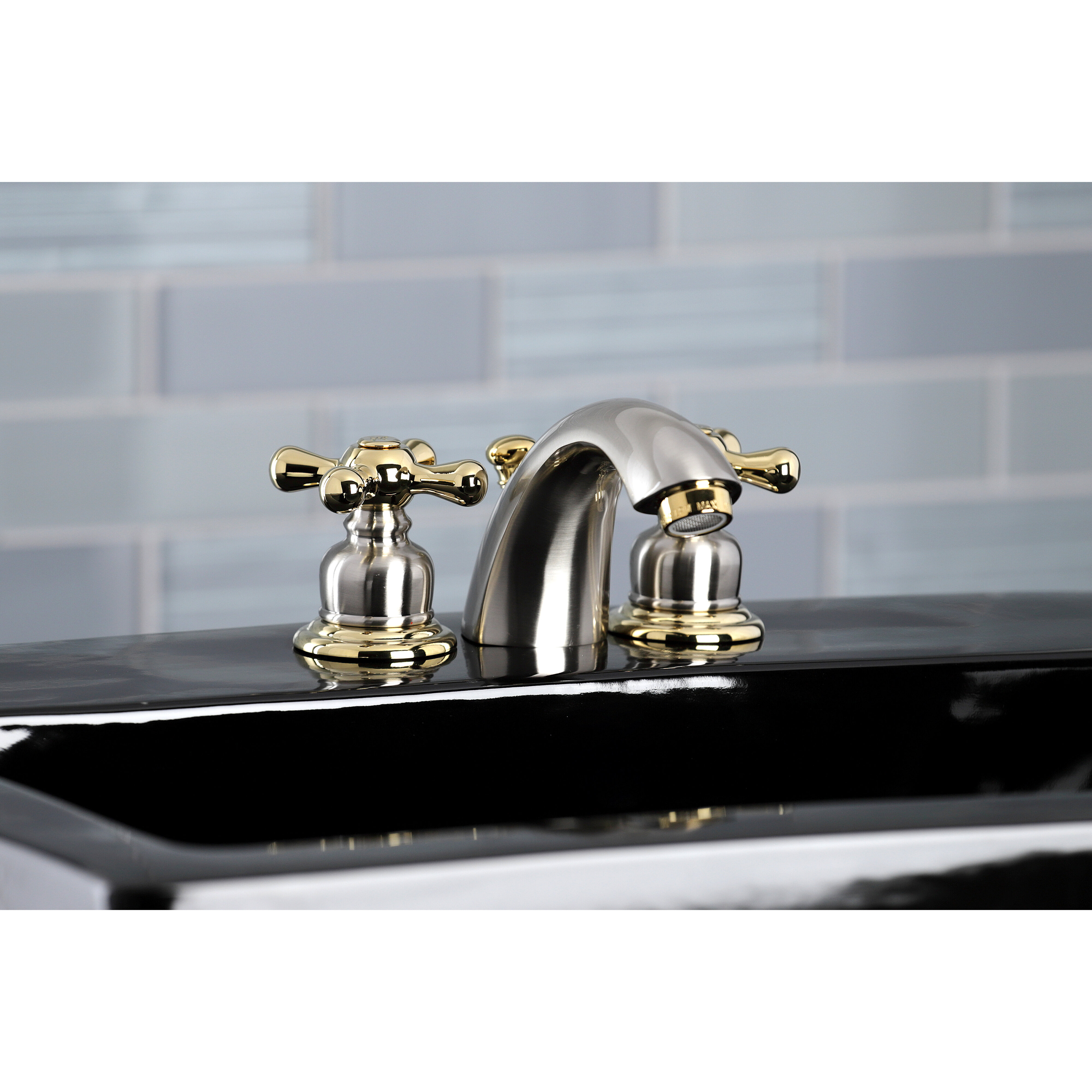 Kingston Brass Victorian Widespread Mini Bathroom Faucet With
