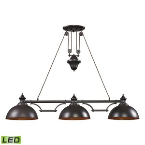 Rodriques 3-Light Kitchen Island Pendant