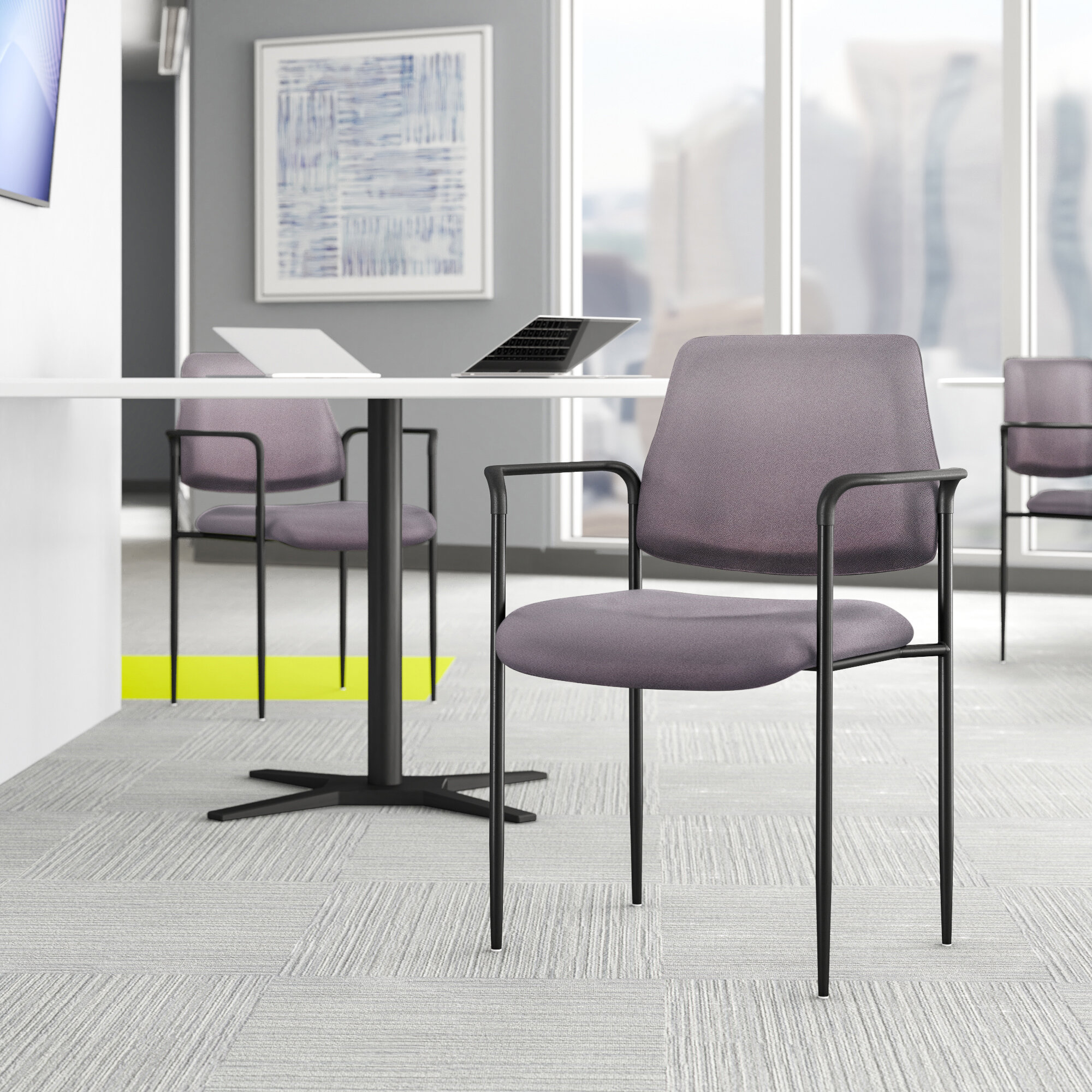 gray reception chairs