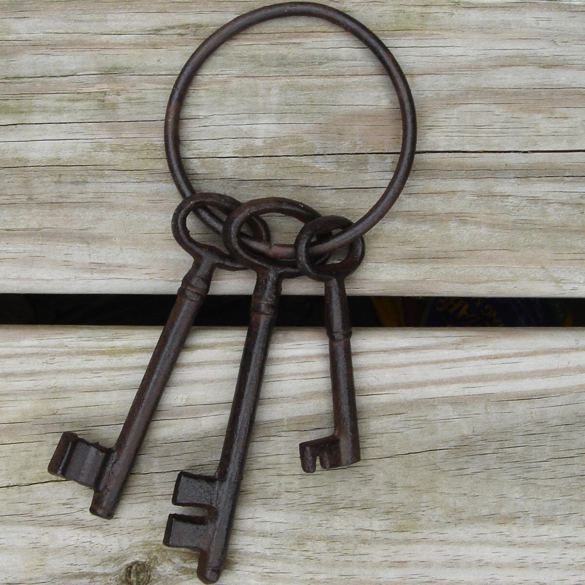Skeleton keys Rustic Cast Iron metal Pirate Jail vintage reproduction prison