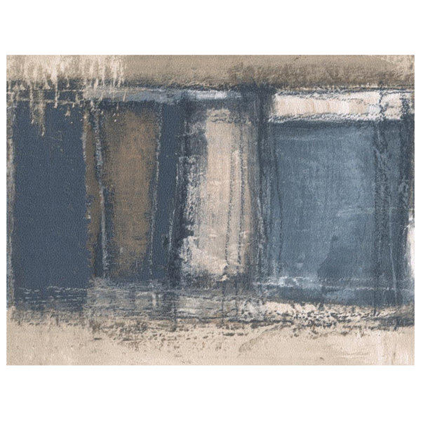 Ebern Designs Fye Painted Squares 15 L X 4 W Wallpaper Border