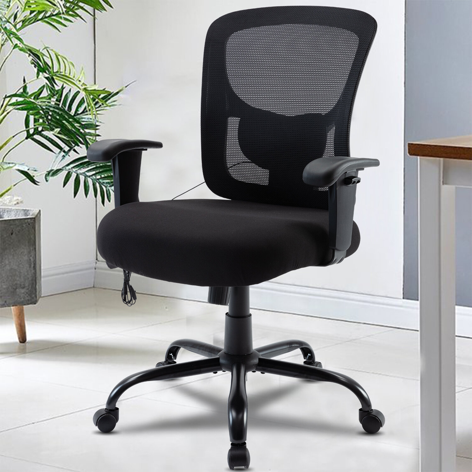 Symple Stuff Big and Tall Ergonomic Task Chair For Home and Office,400 ...