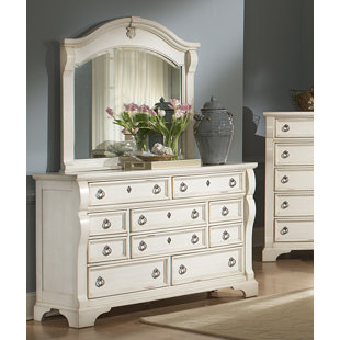 Go to store & view more images Rosehill 10 Drawer Dresser with Mirror by Lark Manor