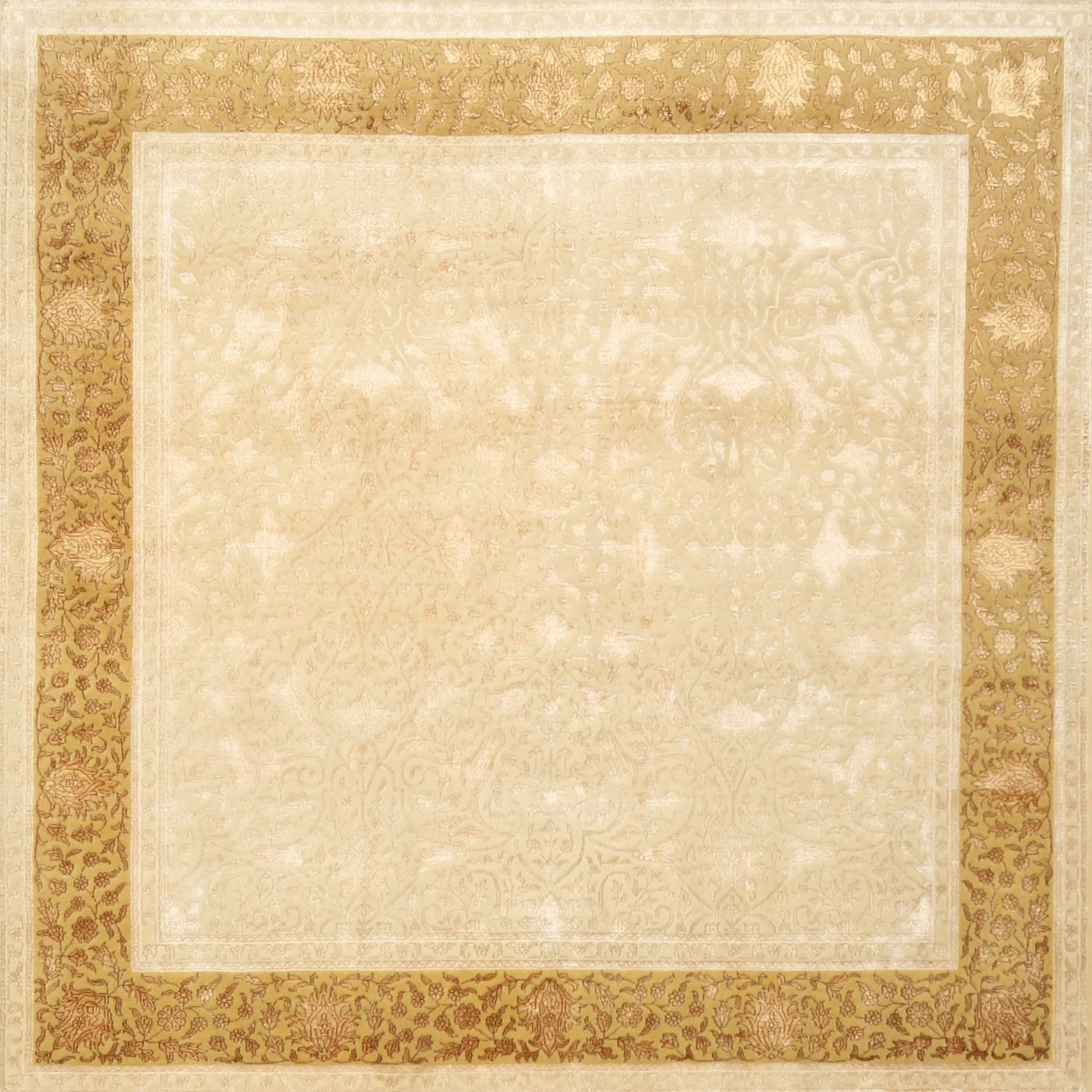 Bungalow Rose Hepsiba Southwestern Area Rug in Beige/Gold | Wayfair