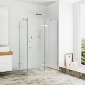 Monteray 36 x 48-in. Frameless Shower Enclosure