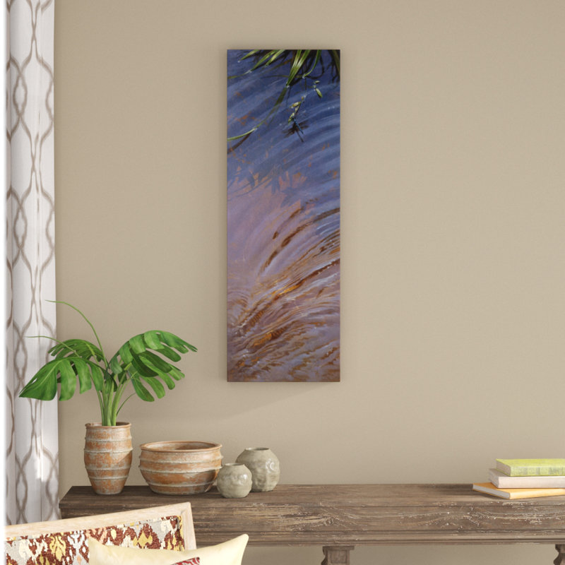 World Menagerie Water Ripples Acrylic Painting Print On Wrapped
