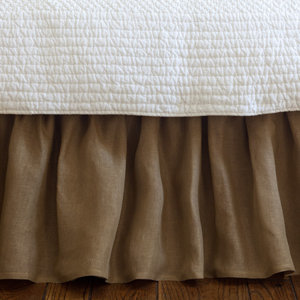 Cherry 350 Thread Count Linen Voile Bed Skirt