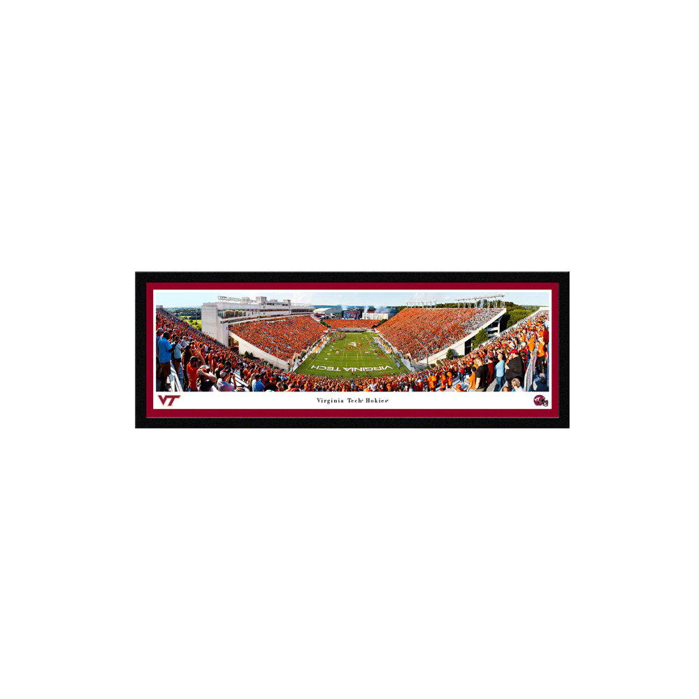 BlakewayPanoramas Virginia Tech Football Panoramic Print Wayfair