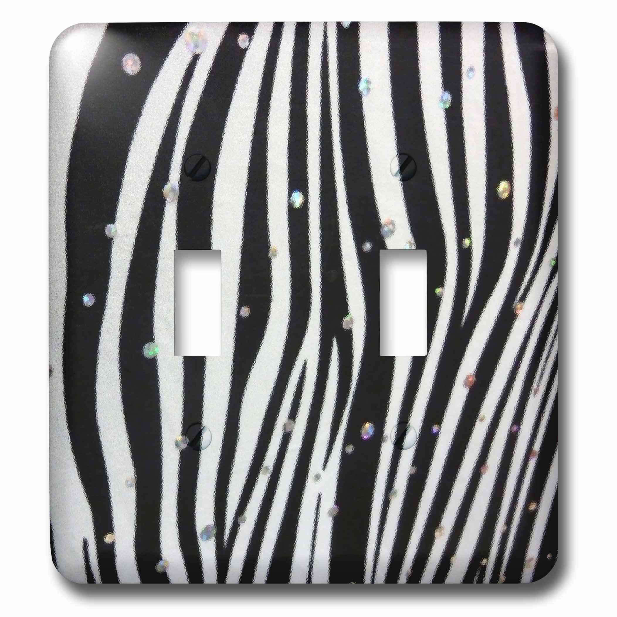 Glitter Double Toggle Light Switch