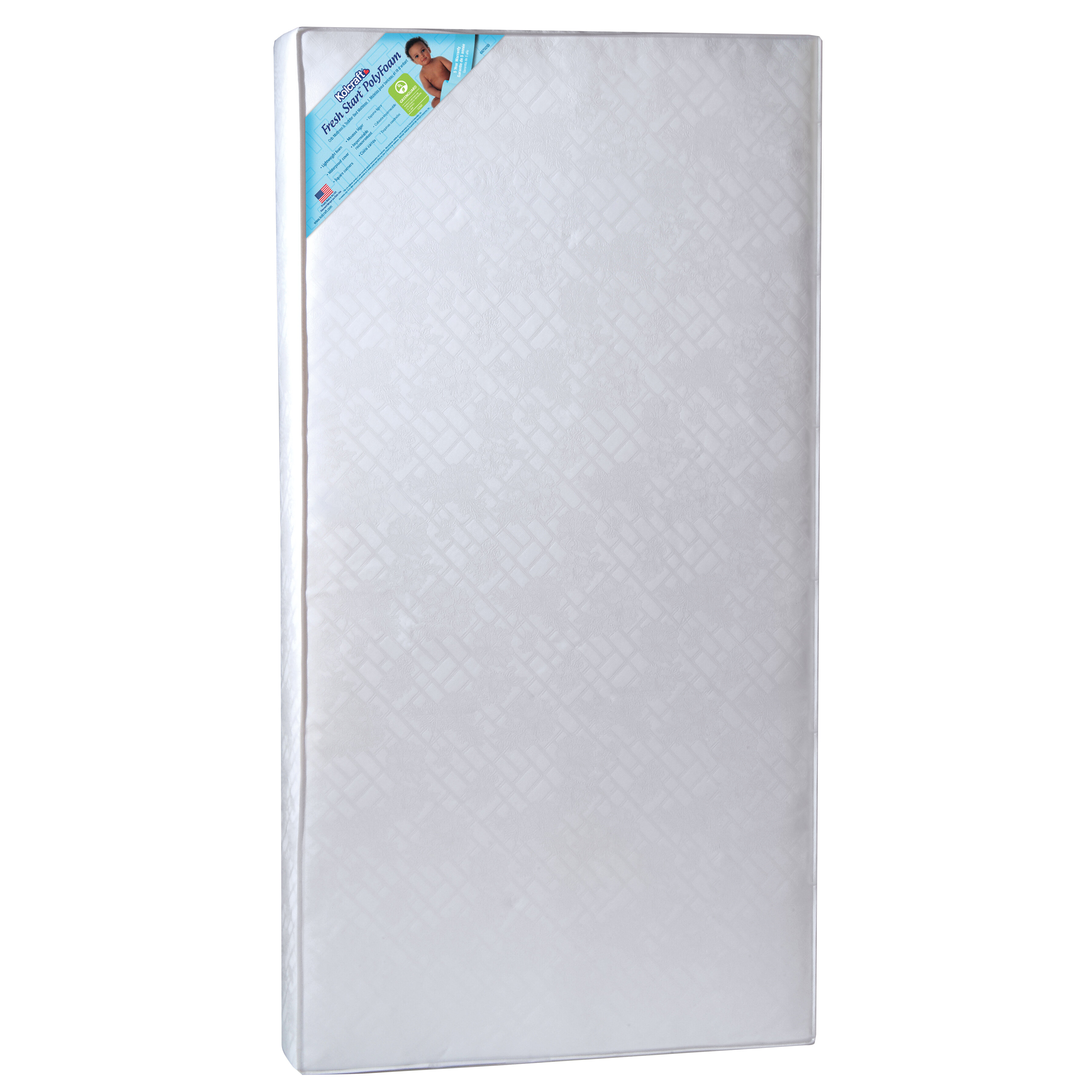 Kolcraft Waterproof Polylite Crib Mattress Wayfair