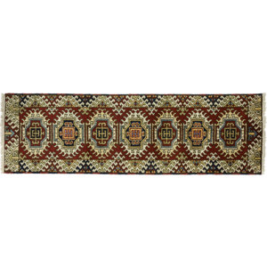 One-of-a-Kind Ardabil Hand-Knotted Multicolor Area Rug
