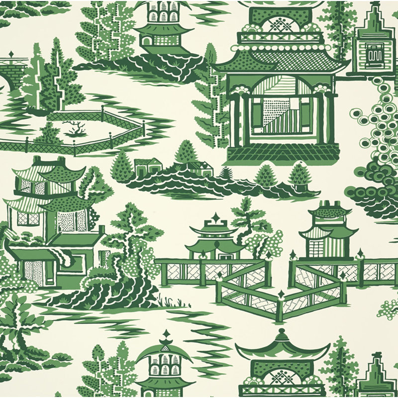 Schumacher Nanjing 13 5 L X 27 W Wallpaper Roll Perigold