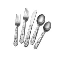 Service for 8 Wallace Taos 45-Piece Stainless Steel Flatware Set 