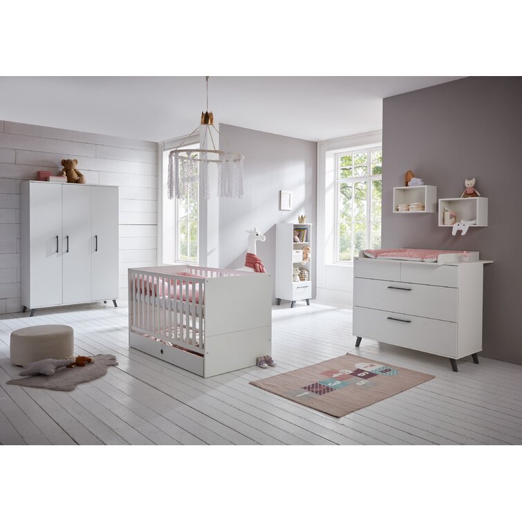 Arthur Berndt Amal Cot Bed 7 Piece Nursery Furniture Set Wayfair Co Uk