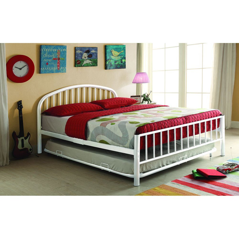 Latitude Run® Contemporary Style Full Size Metal Bed Frame ...