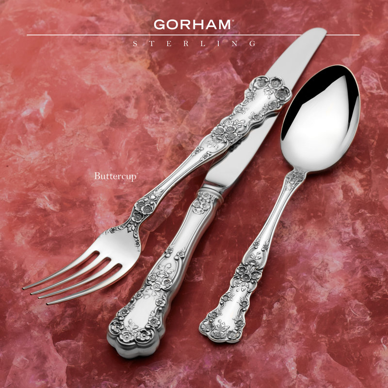 silver baby flatware