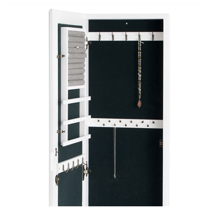 Alcott Hill Neufeld Wall Mounted Jewelry Armoire With Mirror Reviews Wayfair The plaza astoria wall mount jewelry armoire cabinet is a modern, reasonably priced jewelry organizer that is triple function: neufeld wall mounted jewelry armoire with mirror