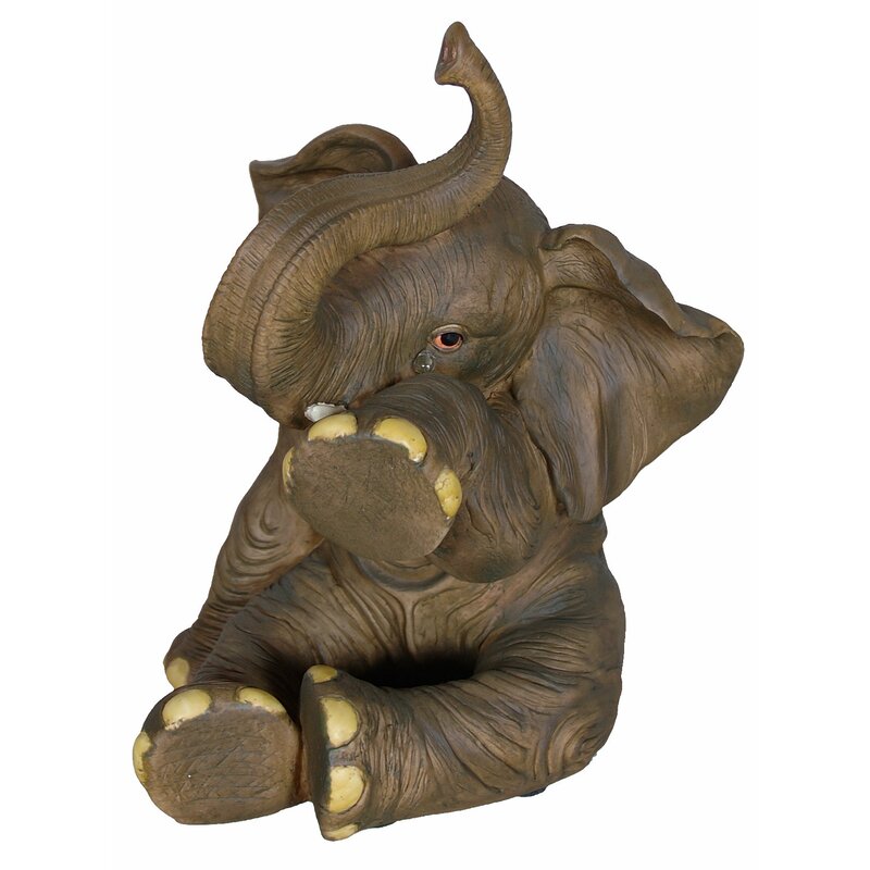 Bloomsbury Market Demarco Crying Elephant Statue | Wayfair.ca